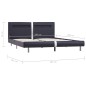 vidaXL Giroletto con LED Nero in Similpelle 180x200 cm vidaXL Giroletto con LED Nero in Similpelle 180x200 cm