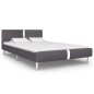vidaXL Giroletto senza Materasso Grigio Similpelle 140x200 cm