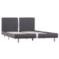vidaXL Giroletto senza Materasso Grigio Similpelle 140x200 cm