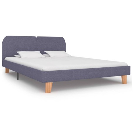 vidaXL Giroletto in Tessuto Grigio Chiaro 180x200 cm