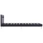 vidaXL Giroletto con LED Nero in Similpelle 90x200 cm