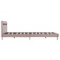 vidaXL Giroletto con LED Cappuccino in Similpelle 120x200 cm vidaXL Giroletto con LED Cappuccino in Similpelle 120x200 cm