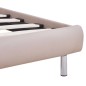 vidaXL Giroletto con LED Cappuccino in Similpelle 180x200 cm vidaXL Giroletto con LED Cappuccino in Similpelle 180x200 cm