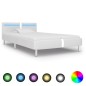 vidaXL Giroletto con LED Bianco in Similpelle 90x200 cm
