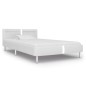 vidaXL Giroletto con LED Bianco in Similpelle 90x200 cm