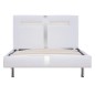 vidaXL Giroletto con LED Bianco in Similpelle 90x200 cm