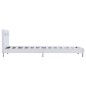 vidaXL Giroletto con LED Bianco in Similpelle 90x200 cm