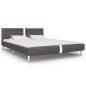vidaXL Giroletto con LED Grigio in Similpelle 180x200 cm vidaXL Giroletto con LED Grigio in Similpelle 180x200 cm