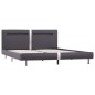 vidaXL Giroletto con LED Grigio in Similpelle 180x200 cm vidaXL Giroletto con LED Grigio in Similpelle 180x200 cm