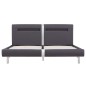 vidaXL Giroletto con LED Grigio in Similpelle 180x200 cm vidaXL Giroletto con LED Grigio in Similpelle 180x200 cm