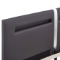 vidaXL Giroletto con LED Grigio in Similpelle 180x200 cm vidaXL Giroletto con LED Grigio in Similpelle 180x200 cm