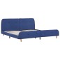 vidaXL Giroletto senza Materasso Blu 160x200 cm in Tessuto vidaXL Giroletto senza Materasso Blu 160x200 cm in Tessuto