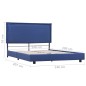 vidaXL Giroletto Blu in Tessuto 140x200 cm vidaXL Giroletto Blu in Tessuto 140x200 cm