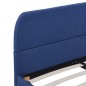 vidaXL Giroletto senza Materasso Blu 140x200 cm in Tessuto vidaXL Giroletto senza Materasso Blu 140x200 cm in Tessuto