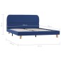 vidaXL Giroletto senza Materasso Blu 140x200 cm in Tessuto vidaXL Giroletto senza Materasso Blu 140x200 cm in Tessuto