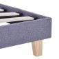 vidaXL Giroletto senza Materasso Grigio Chiaro 140x200 cm Tessuto vidaXL Giroletto senza Materasso Grigio Chiaro 140x200 cm Tessuto