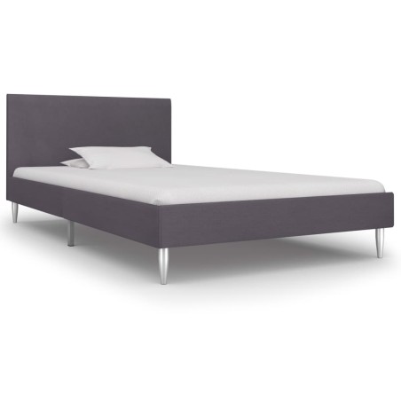 vidaXL Giroletto Grigio Scuro in Tessuto 90x200 cm
