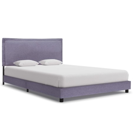vidaXL Giroletto senza Materasso Grigio Chiaro 140x200 cm Tessuto