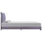 vidaXL Giroletto senza Materasso Grigio Chiaro 140x200 cm Tessuto vidaXL Giroletto senza Materasso Grigio Chiaro 140x200 cm Tessuto