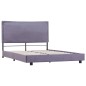 vidaXL Giroletto senza Materasso Grigio Chiaro 140x200 cm Tessuto vidaXL Giroletto senza Materasso Grigio Chiaro 140x200 cm Tessuto