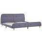 vidaXL Giroletto Grigio Chiaro in Tessuto 180x200 cm vidaXL Giroletto Grigio Chiaro in Tessuto 180x200 cm