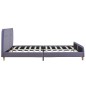 vidaXL Giroletto Grigio Chiaro in Tessuto 180x200 cm vidaXL Giroletto Grigio Chiaro in Tessuto 180x200 cm