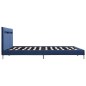 vidaXL Giroletto con LED senza Materasso Blu 160x200 cm in Tessuto vidaXL Giroletto con LED senza Materasso Blu 160x200 cm in Tessuto