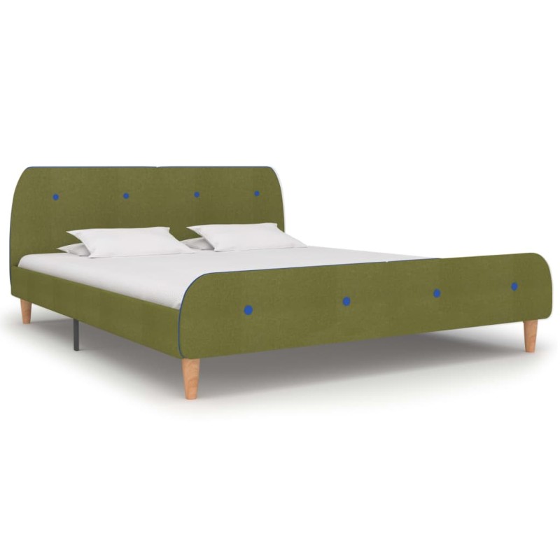 vidaXL Giroletto Verde in Tessuto 180x200 cm vidaXL Giroletto Verde in Tessuto 180x200 cm