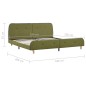 vidaXL Giroletto Verde in Tessuto 180x200 cm vidaXL Giroletto Verde in Tessuto 180x200 cm