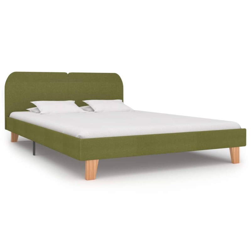 vidaXL Giroletto Verde in Tessuto 160x200 cm vidaXL Giroletto Verde in Tessuto 160x200 cm
