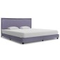vidaXL Giroletto Grigio Chiaro in Tessuto 180x200 cm vidaXL Giroletto Grigio Chiaro in Tessuto 180x200 cm