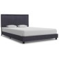 vidaXL Giroletto senza Materasso Grigio Scuro 140x200 cm Tessuto vidaXL Giroletto senza Materasso Grigio Scuro 140x200 cm Tessuto