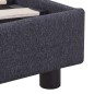 vidaXL Giroletto senza Materasso Grigio Scuro 140x200 cm Tessuto vidaXL Giroletto senza Materasso Grigio Scuro 140x200 cm Tessuto