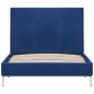 vidaXL Giroletto Blu in Tessuto 90x200 cm vidaXL Giroletto Blu in Tessuto 90x200 cm
