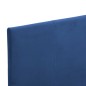 vidaXL Giroletto Blu in Tessuto 90x200 cm vidaXL Giroletto Blu in Tessuto 90x200 cm