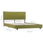 vidaXL Giroletto Verde in Tessuto 140x200 cm vidaXL Giroletto Verde in Tessuto 140x200 cm