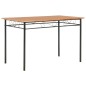 vidaXL Tavolo da Pranzo Marrone 120x70x75 cm MDF 