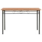 vidaXL Tavolo da Pranzo Marrone 120x70x75 cm MDF 