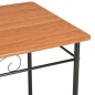 vidaXL Tavolo da Pranzo Marrone 120x70x75 cm MDF 