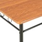 vidaXL Tavolo da Pranzo Marrone 120x70x75 cm MDF 