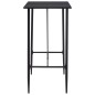 vidaXL Tavolo da Bar Nero 120x60x110 cm in MDF vidaXL Tavolo da Bar Nero 120x60x110 cm in MDF
