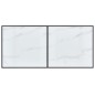 vidaXL Tavolo da Pranzo Bianco 160x80x75 cm in Vetro Temperato vidaXL Tavolo da Pranzo Bianco 160x80x75 cm in Vetro Temperato