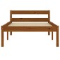 vidaXL Giroletto Marrone Miele in Legno Massello di Pino 100x200 cm vidaXL Giroletto Marrone Miele in Legno Massello di Pino 100x200 cm