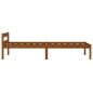 vidaXL Giroletto Marrone Miele in Legno Massello di Pino 100x200 cm vidaXL Giroletto Marrone Miele in Legno Massello di Pino 100x200 cm