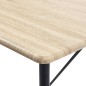 vidaXL Tavolo da Bar Rovere 120x60x110 cm in MDF
