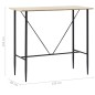 vidaXL Tavolo da Bar Rovere 120x60x110 cm in MDF