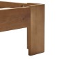 vidaXL Giroletto Marrone Miele in Legno Massello di Pino 160x200 cm vidaXL Giroletto Marrone Miele in Legno Massello di Pino 160x200 cm