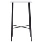 vidaXL Tavolo da Bar Bianco 60x60x111 cm in MDF vidaXL Tavolo da Bar Bianco 60x60x111 cm in MDF