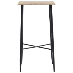 vidaXL Tavolo da Bar Rovere 60x60x111 cm in MDF