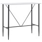 vidaXL Tavolo da Bar Bianco 120x60x110 cm in MDF vidaXL Tavolo da Bar Bianco 120x60x110 cm in MDF